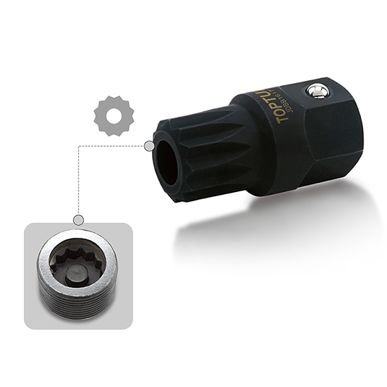 Tuýp mở ốc nhớt hộp số Toptul JDBB1617